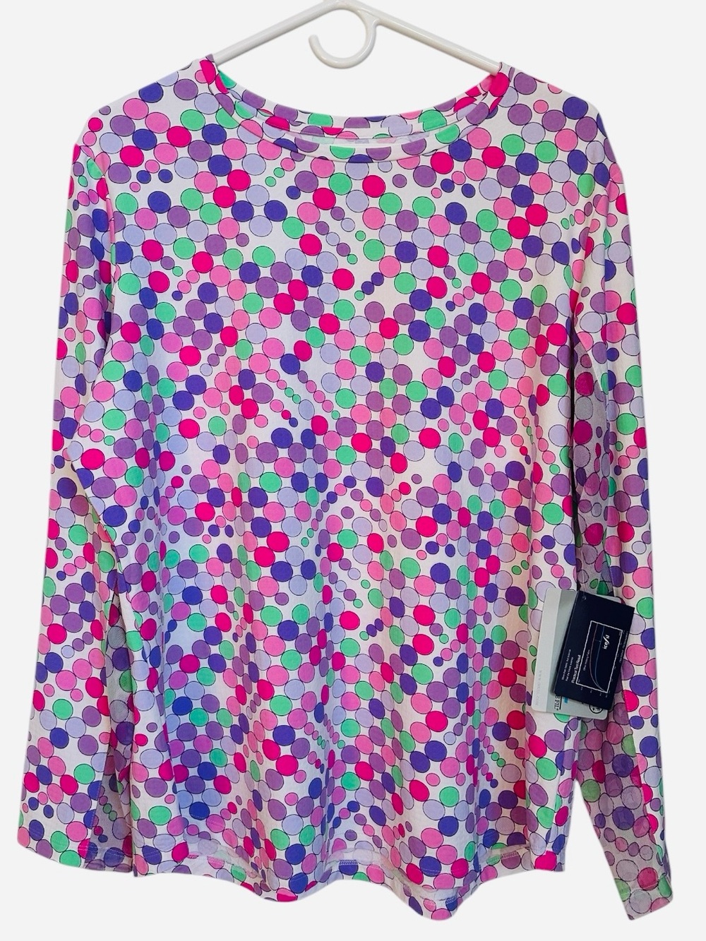 IBKUL long-sleeve crew neck top UPF 50+